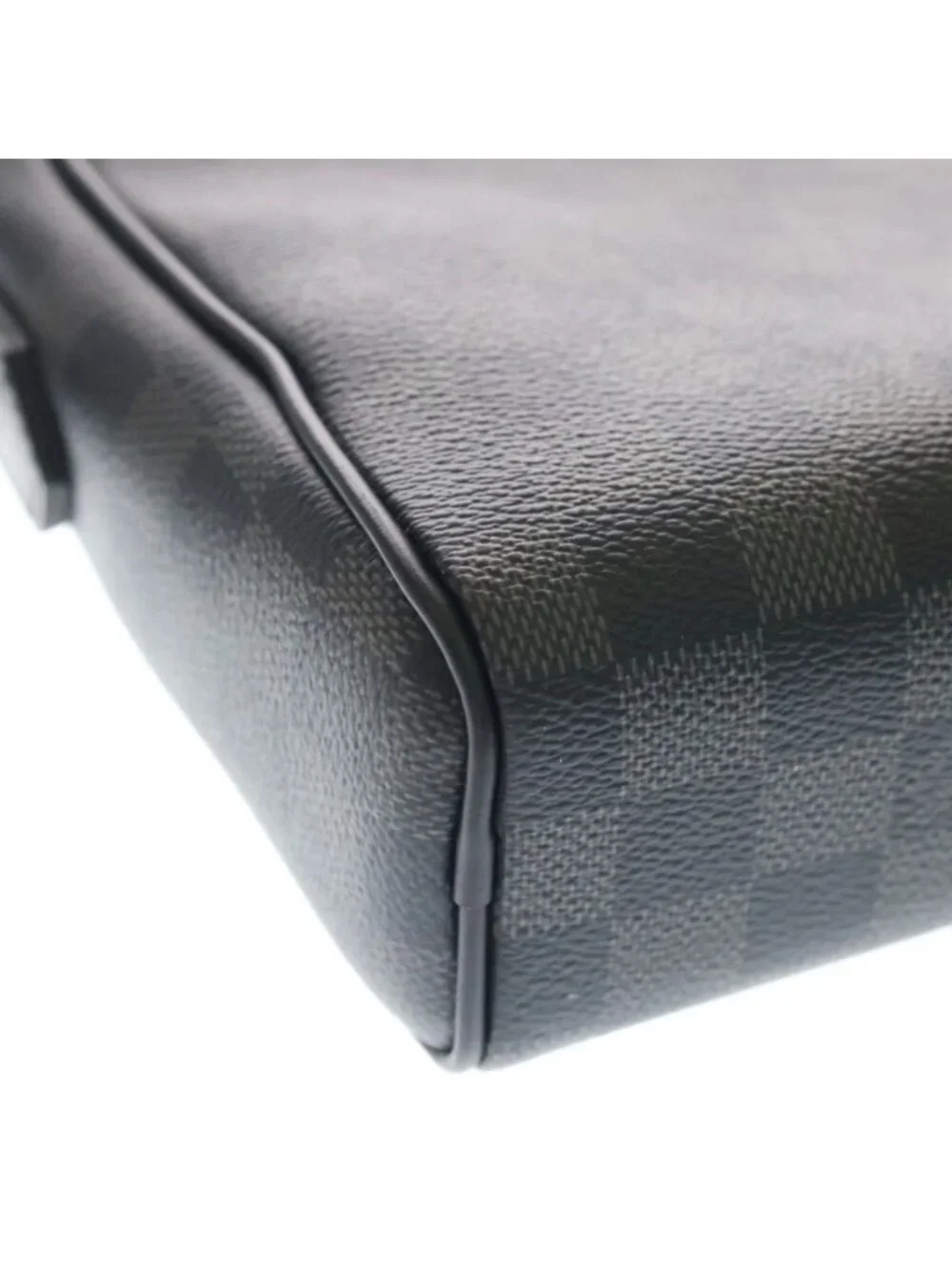 Louis Vuitton Damier Graphite Dayton PM Leather Shoulder Bag Black